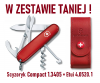 Scyzoryk Victorinox Compact Czerwony w zestawie z etui